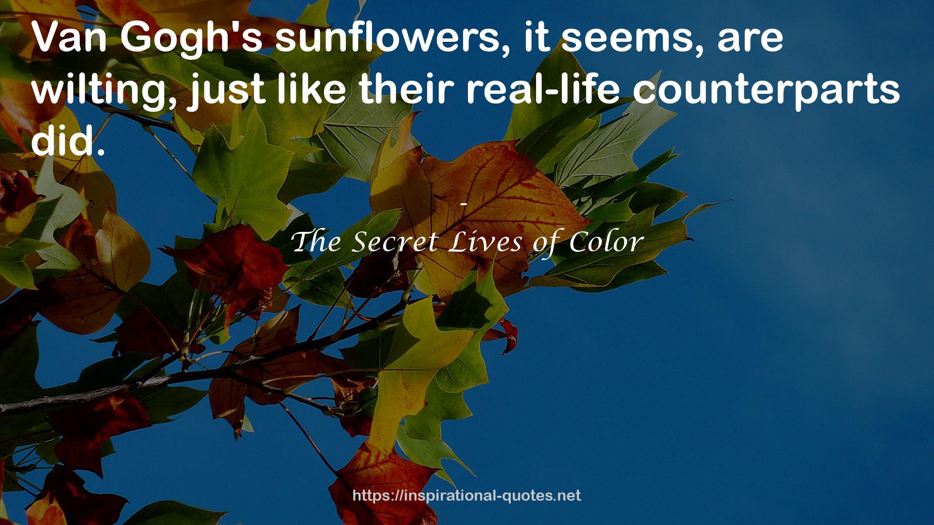 The Secret Lives of Color QUOTES