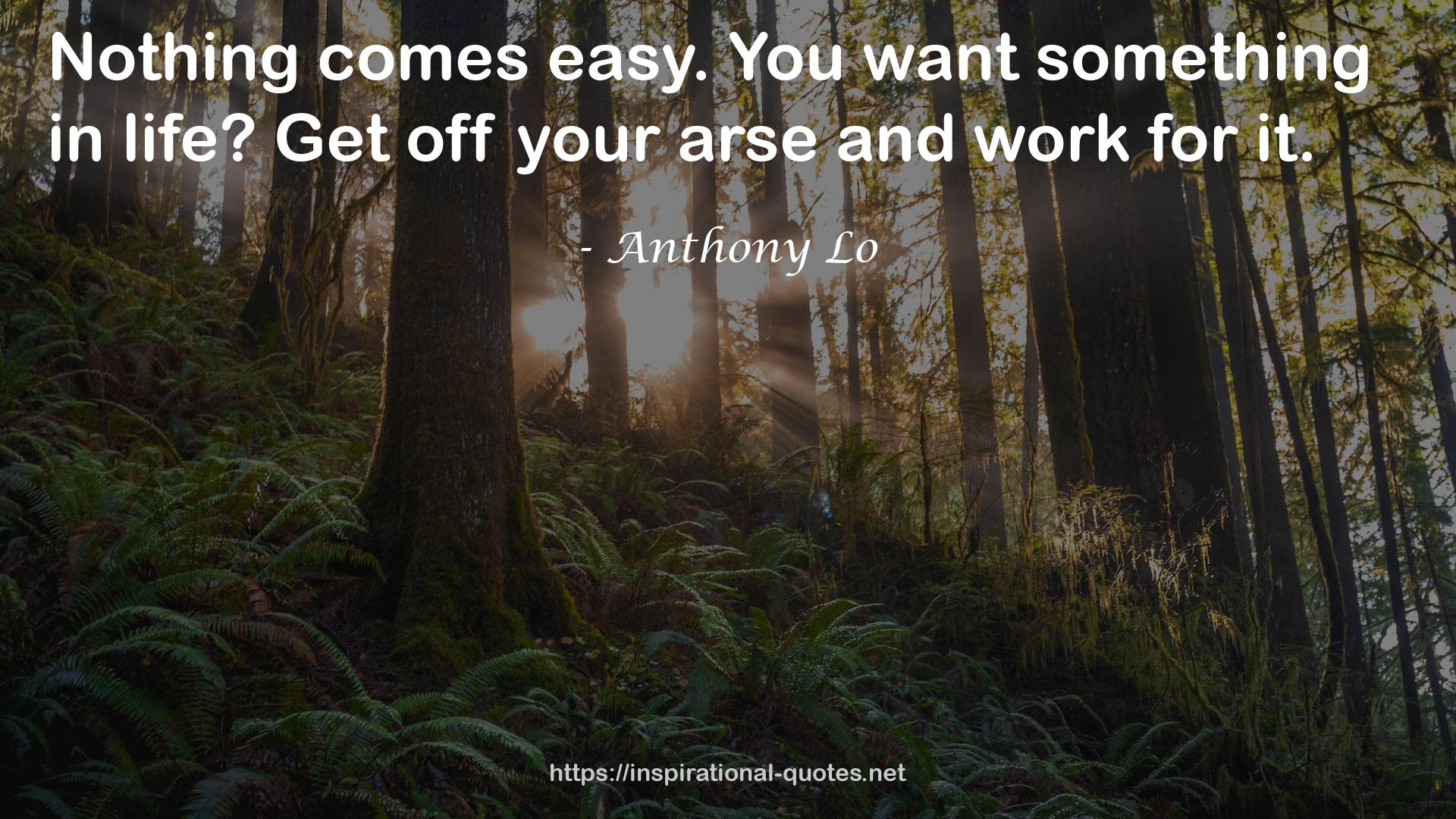 Anthony Lo QUOTES