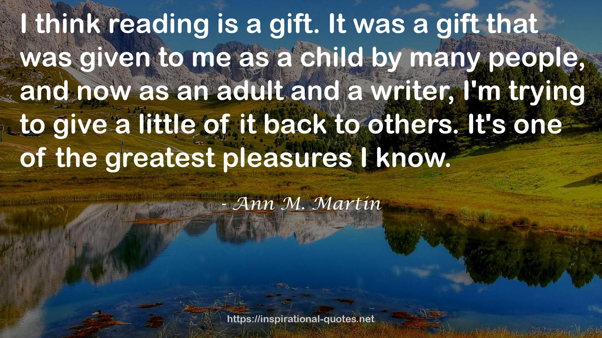 Ann M. Martin QUOTES