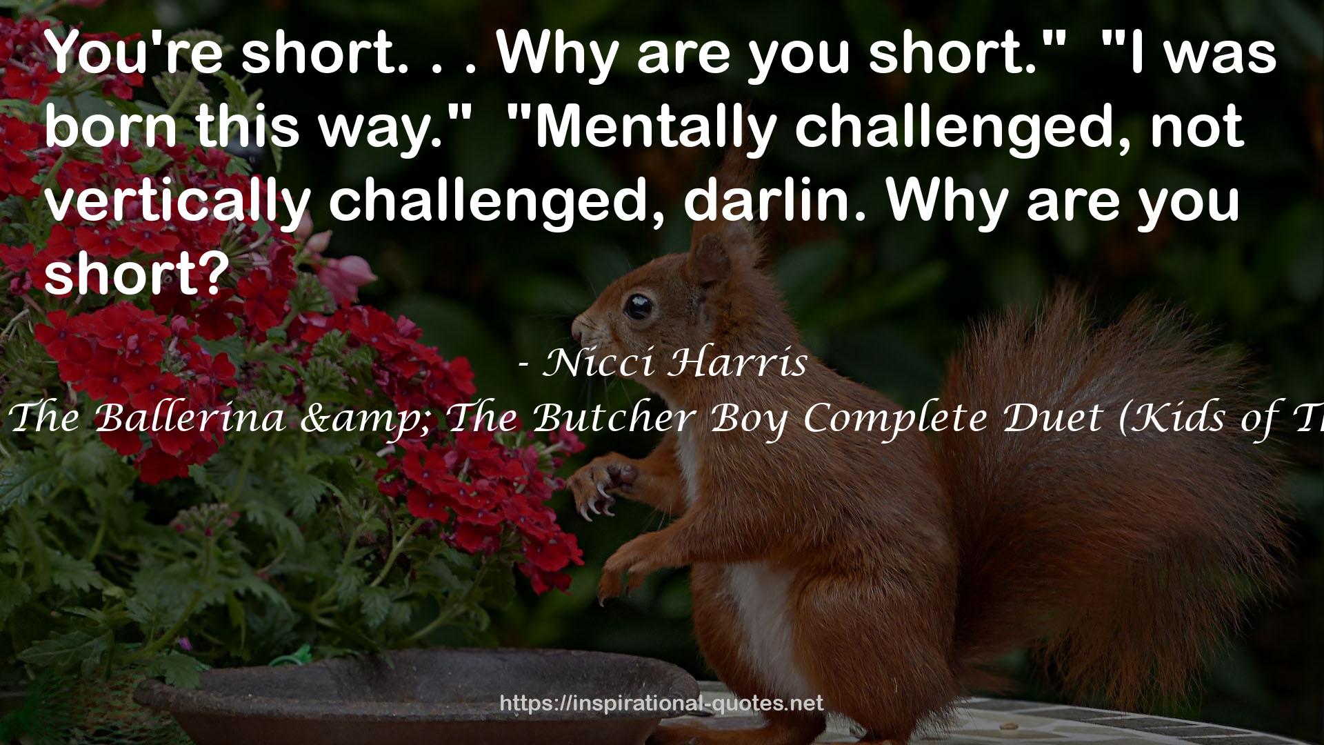 Nicci Harris QUOTES