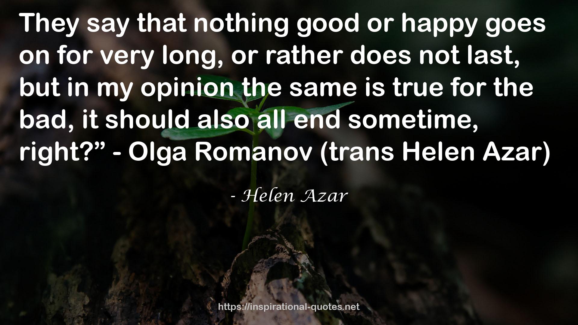 Helen Azar QUOTES