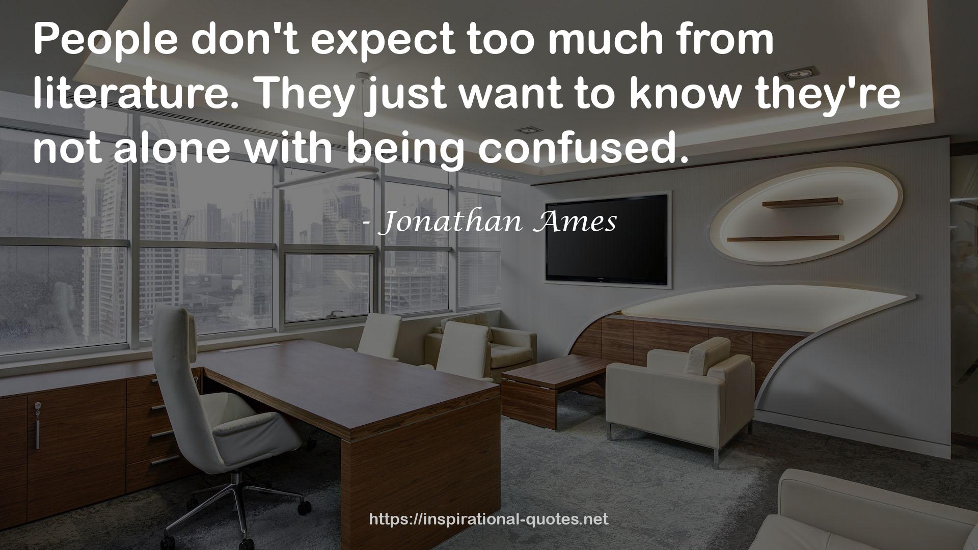 Jonathan Ames QUOTES