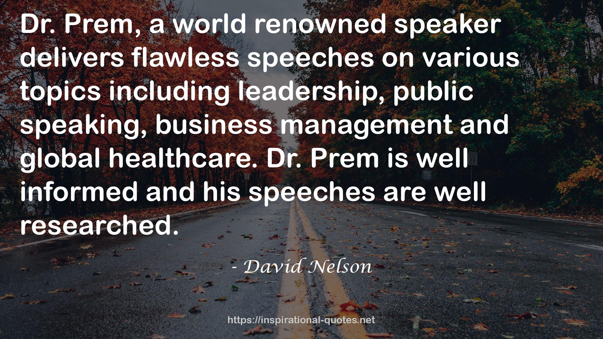 David Nelson QUOTES