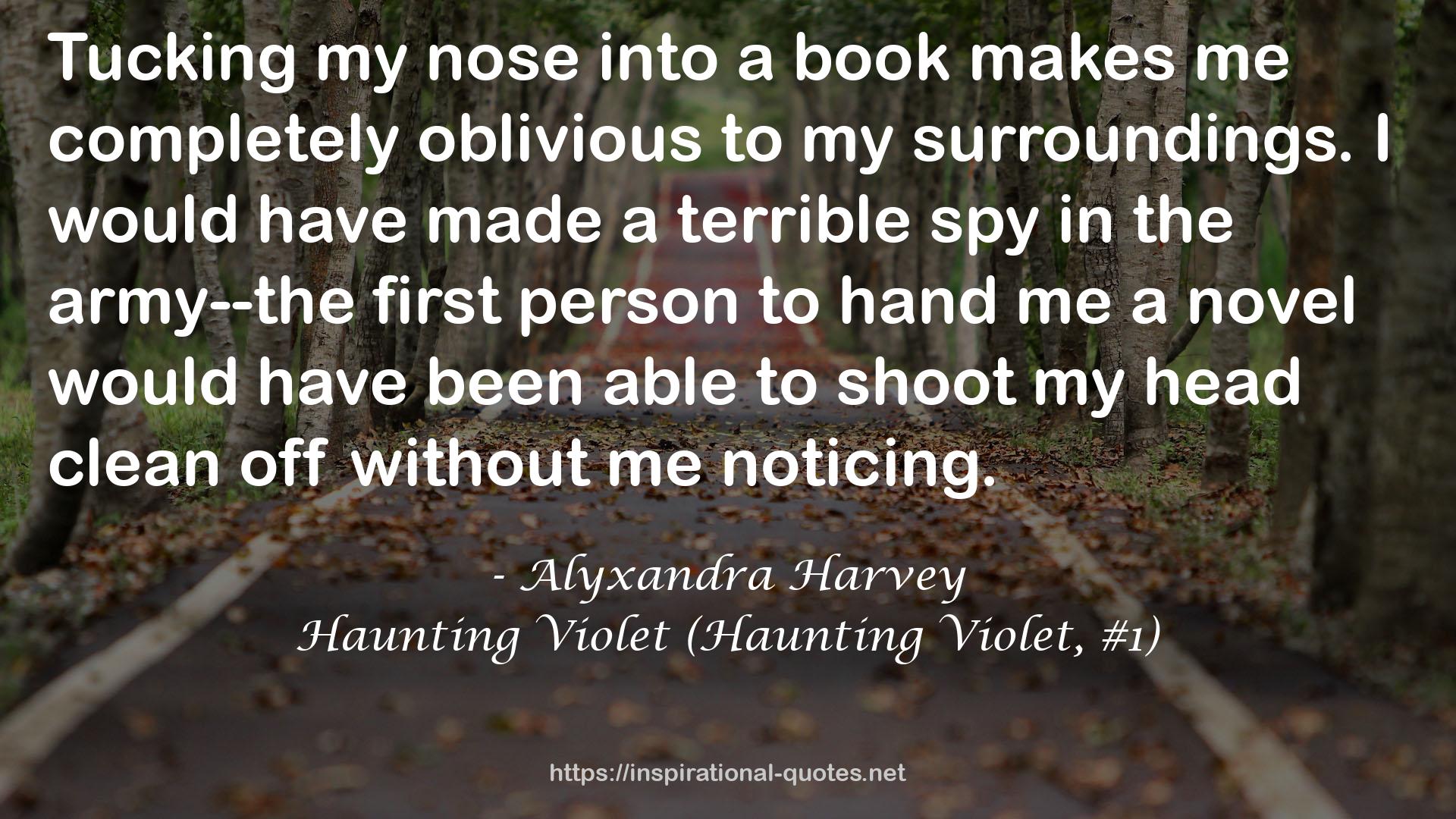 Haunting Violet (Haunting Violet, #1) QUOTES