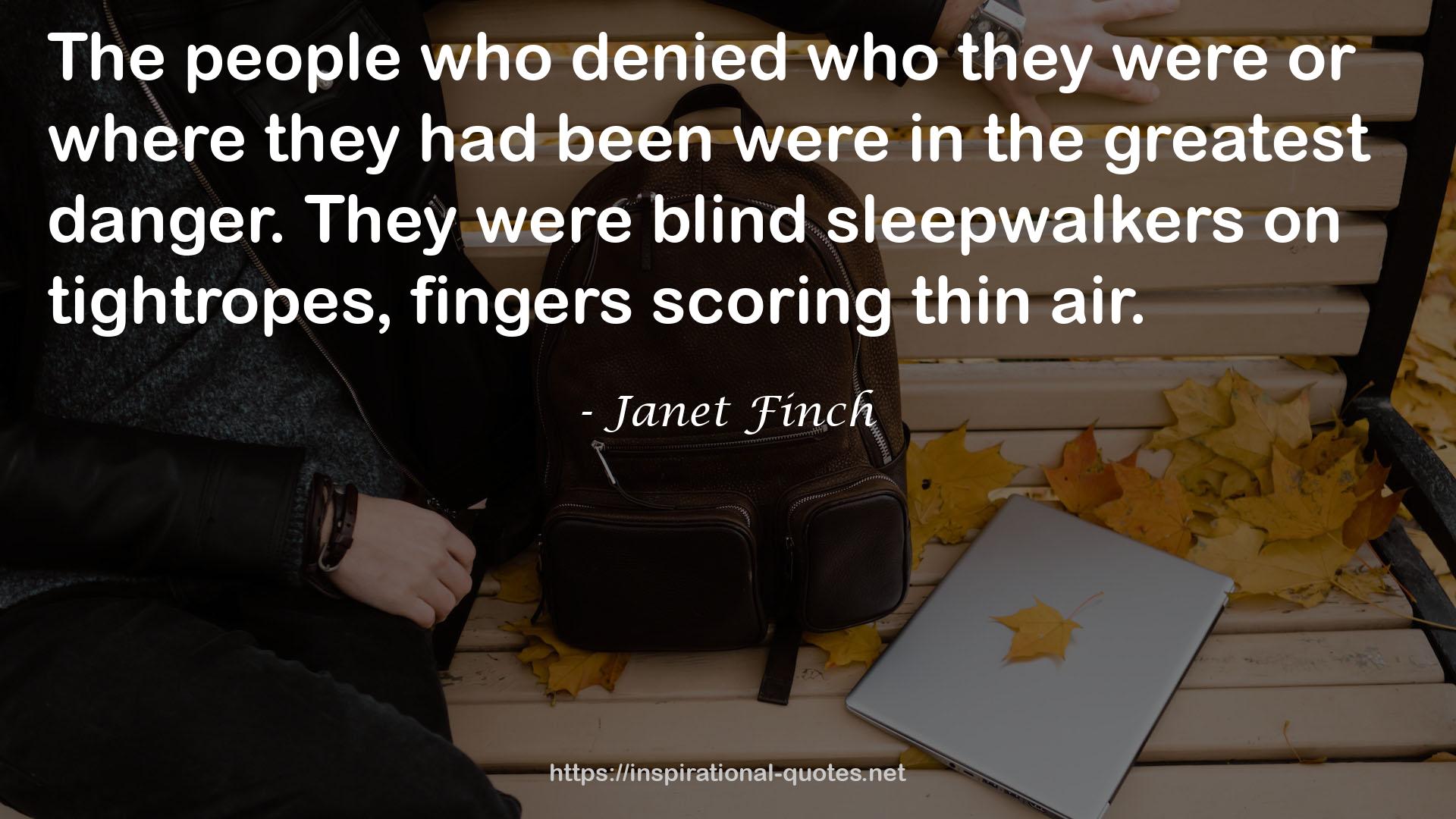 Janet Finch QUOTES