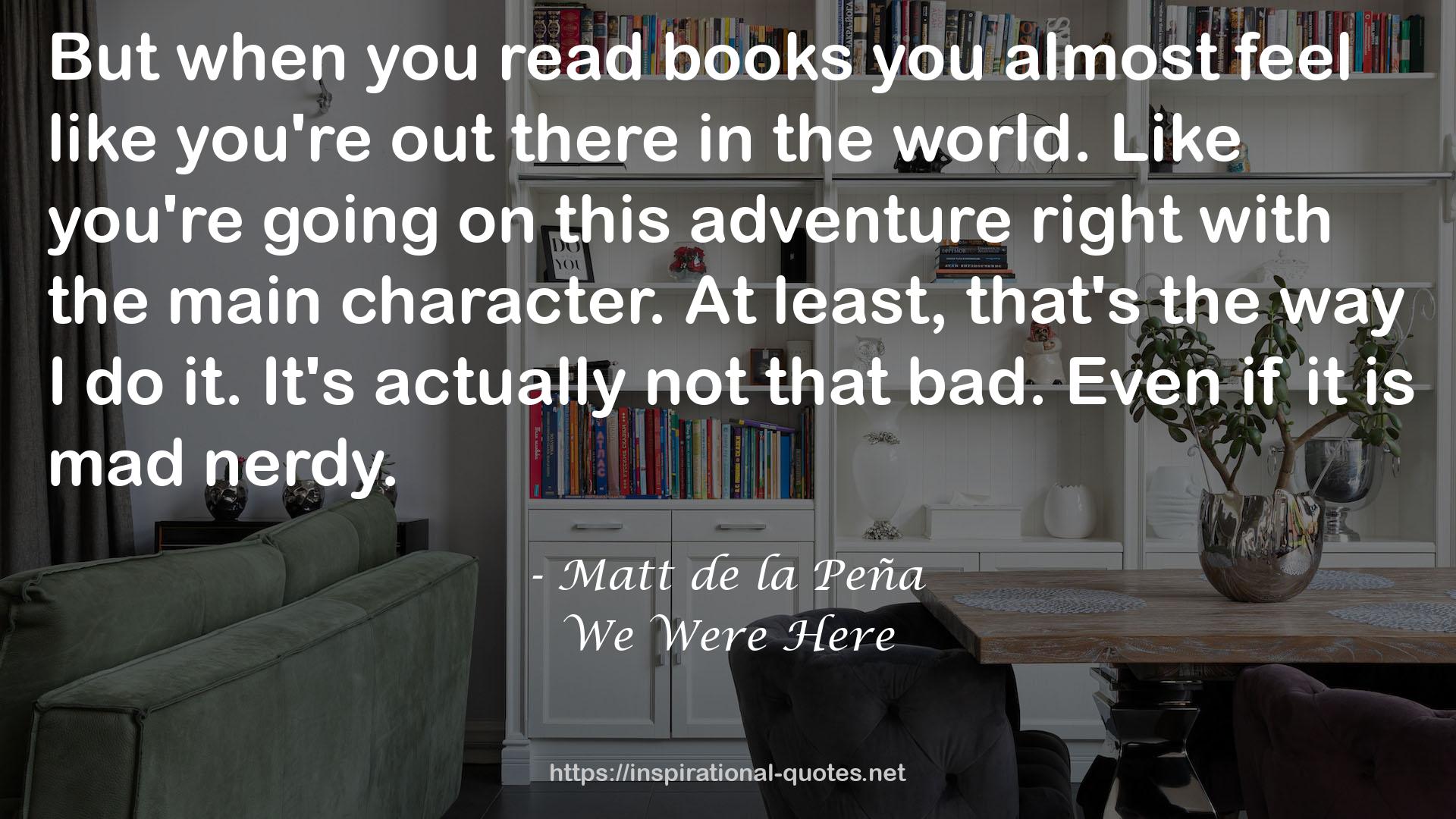 Matt de la Peña QUOTES