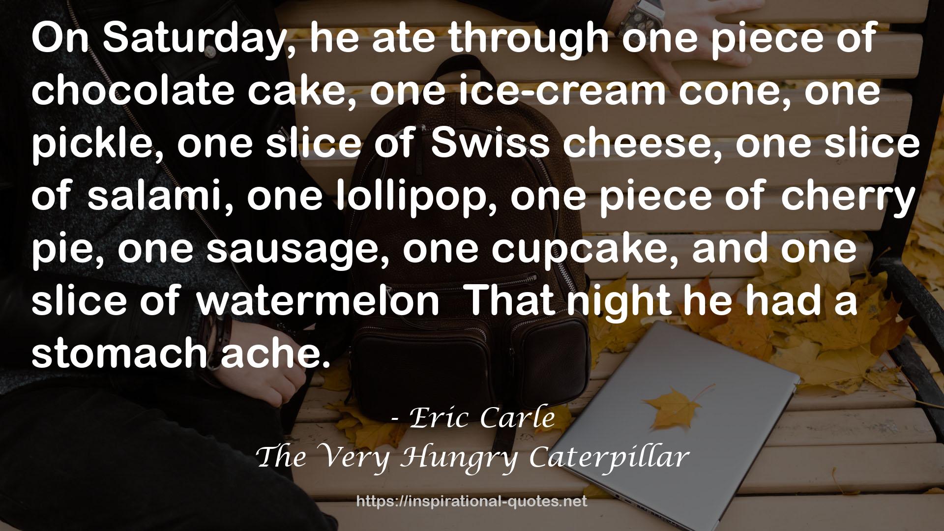 The Very Hungry Caterpillar QUOTES