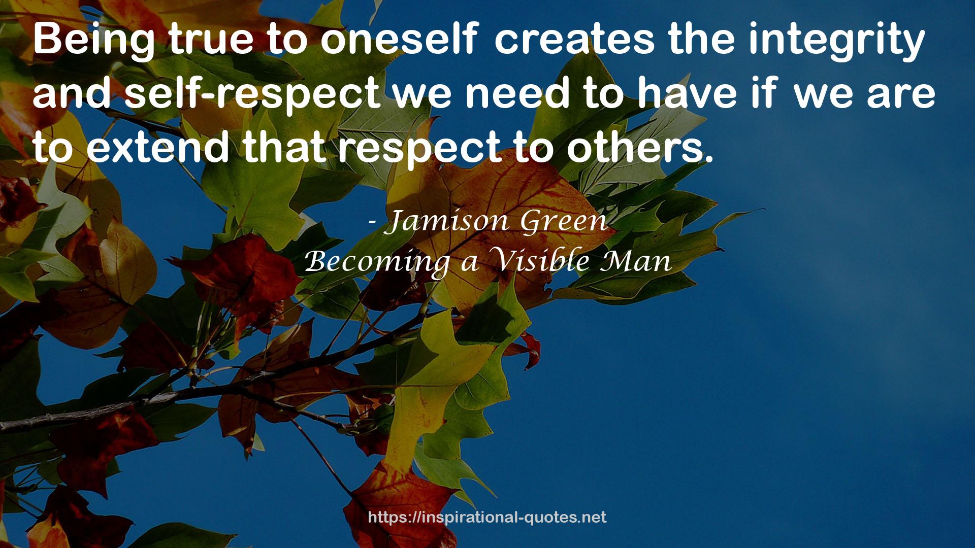 Jamison Green QUOTES