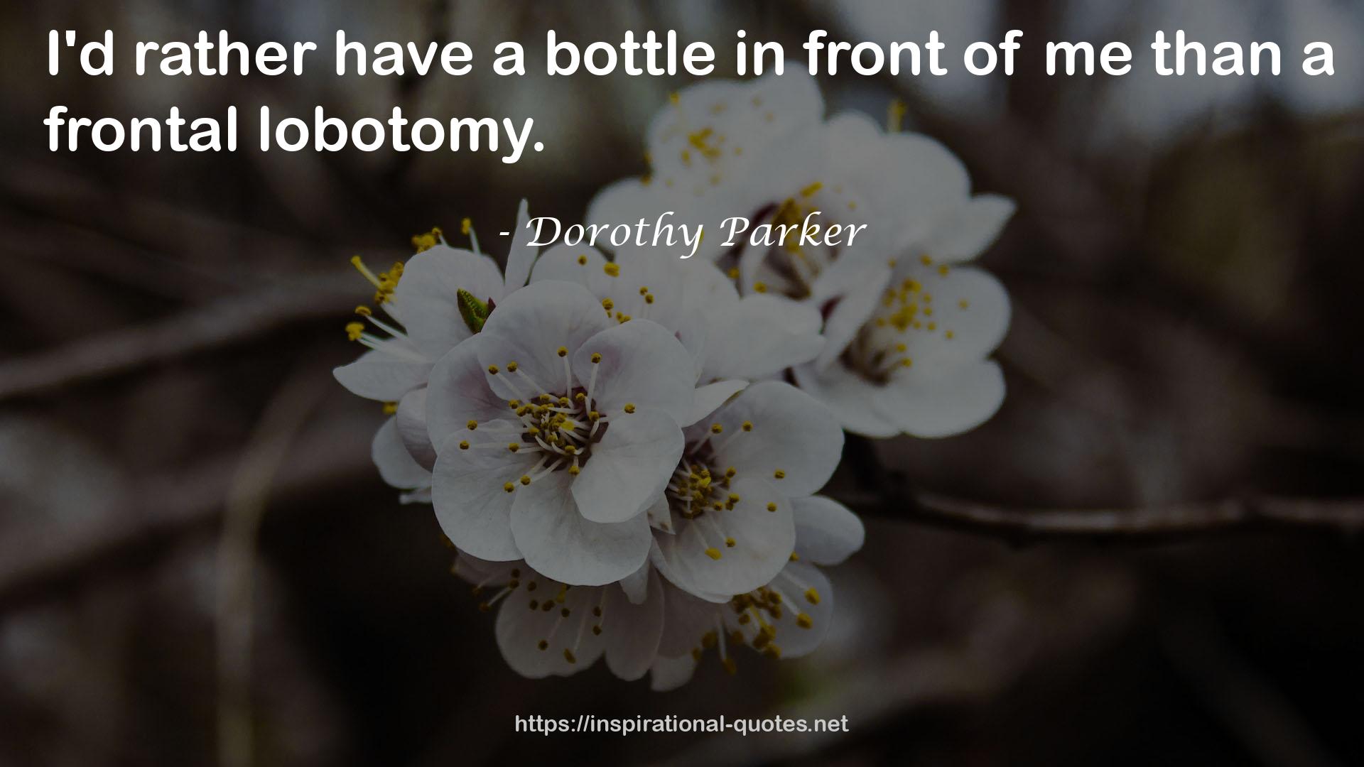 Dorothy Parker QUOTES