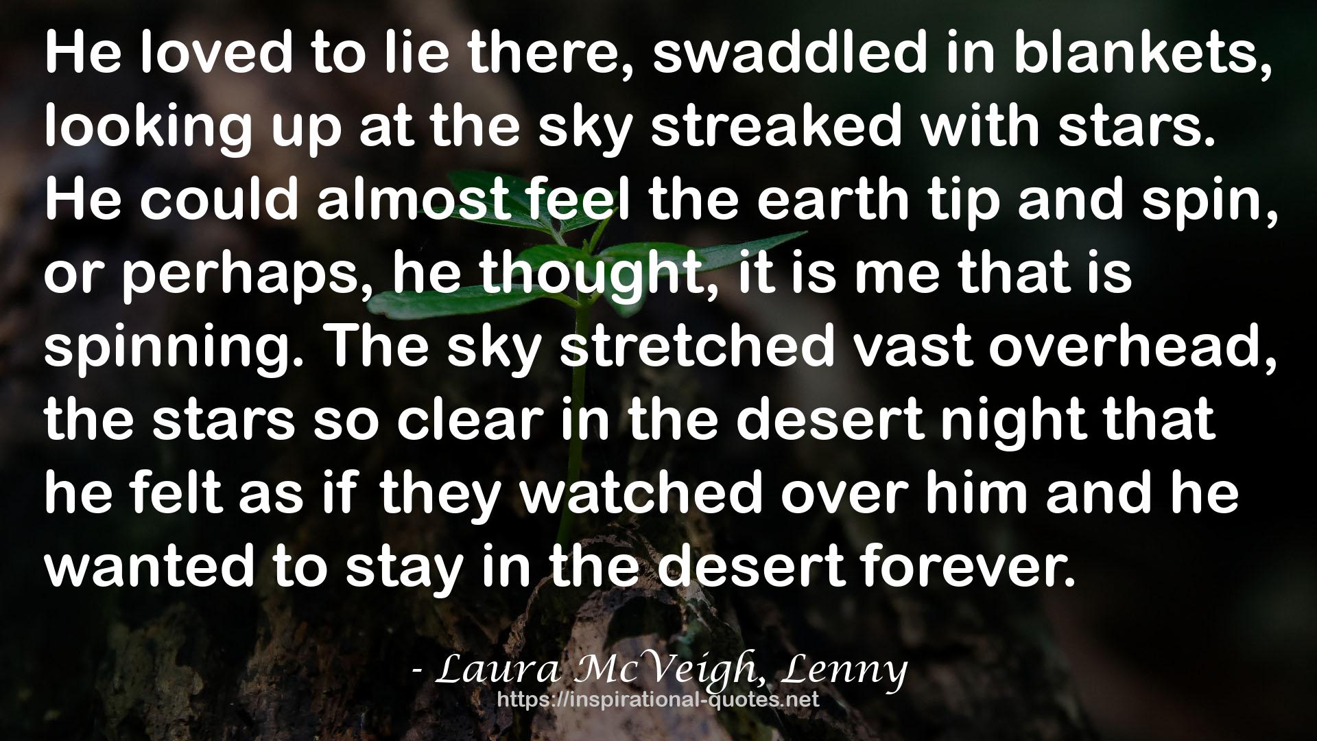 Laura McVeigh, Lenny QUOTES