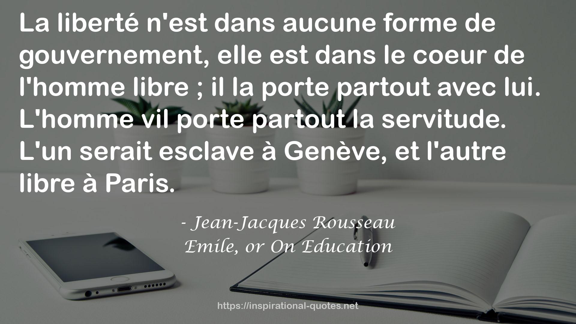 Jean-Jacques Rousseau QUOTES