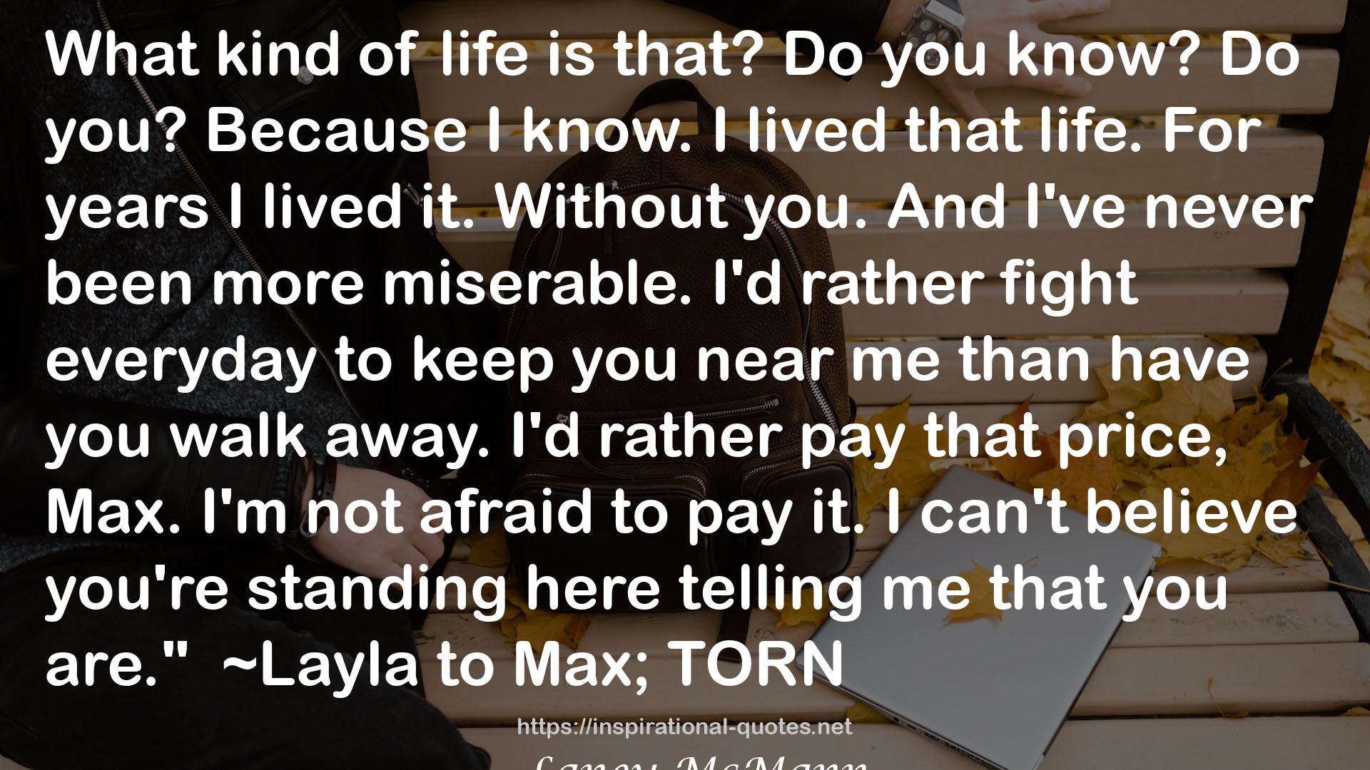 Torn (Fire Born,  #2) QUOTES