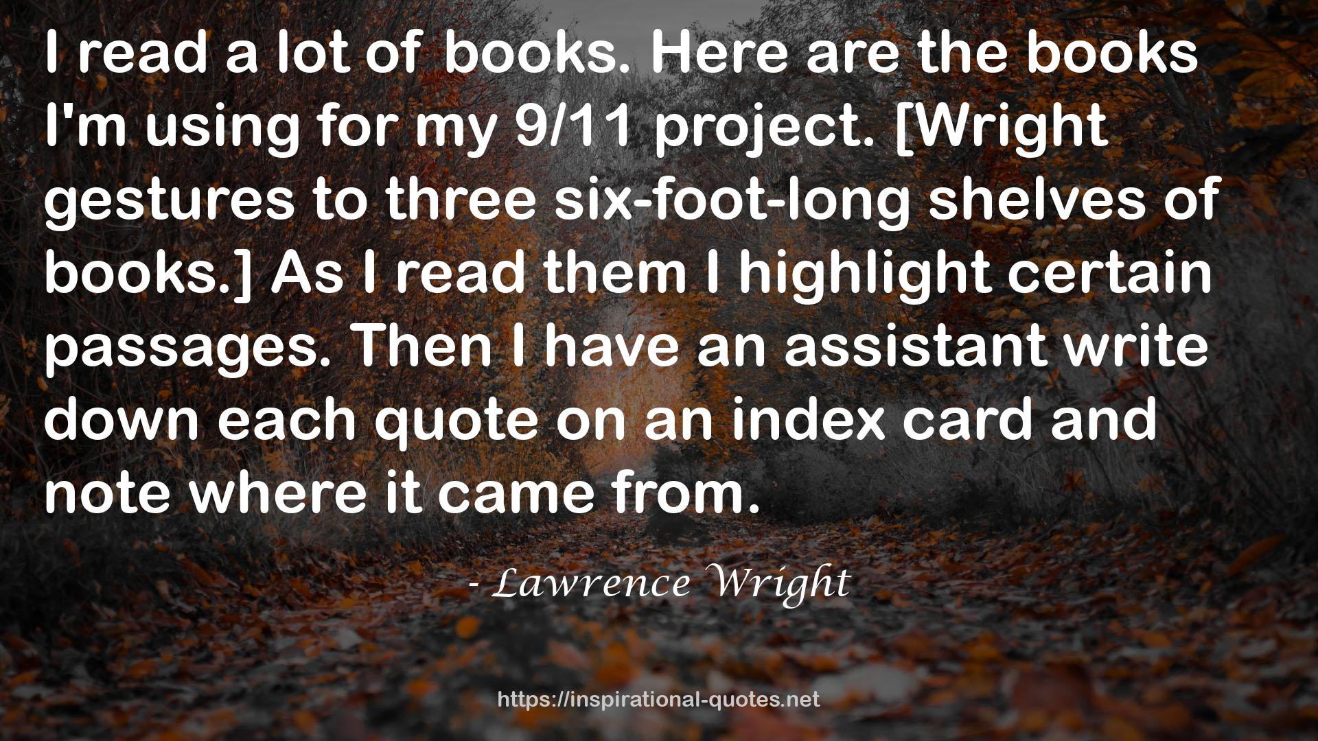 Lawrence Wright QUOTES