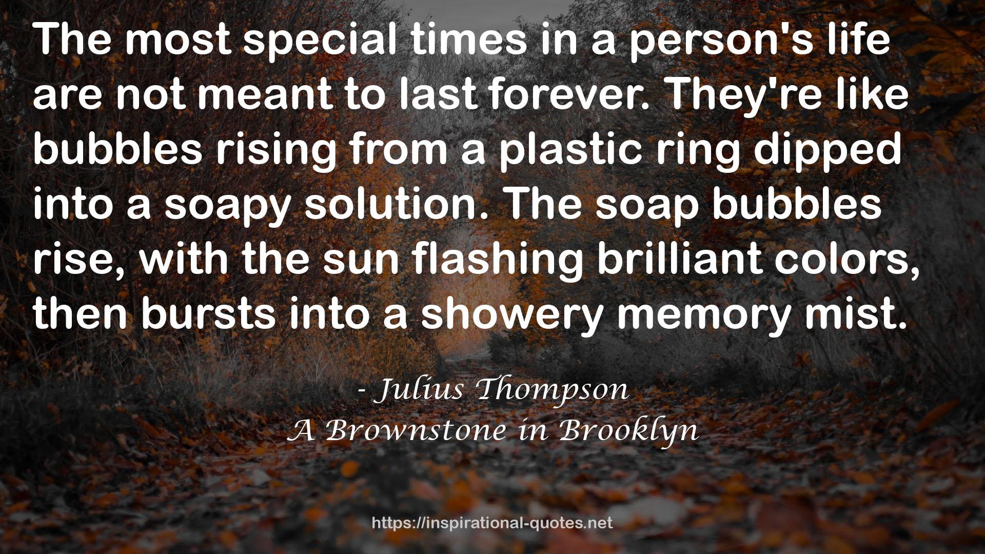 Julius Thompson QUOTES