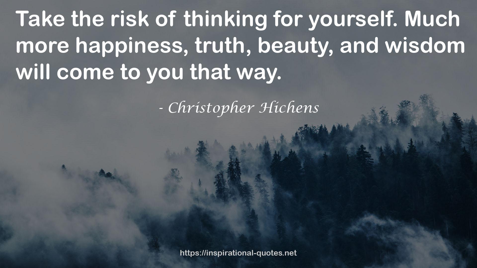 Christopher Hichens QUOTES