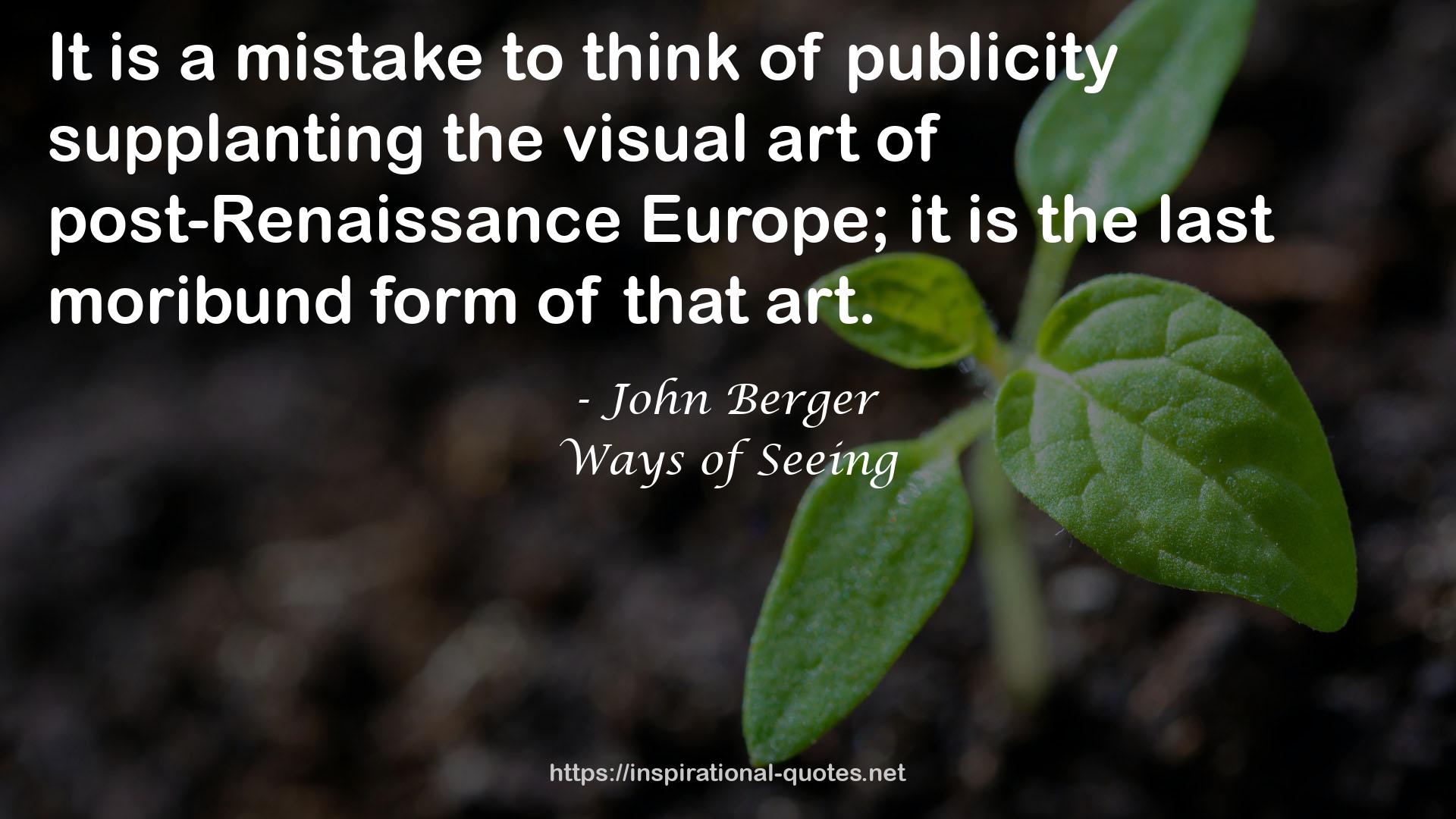 John Berger QUOTES