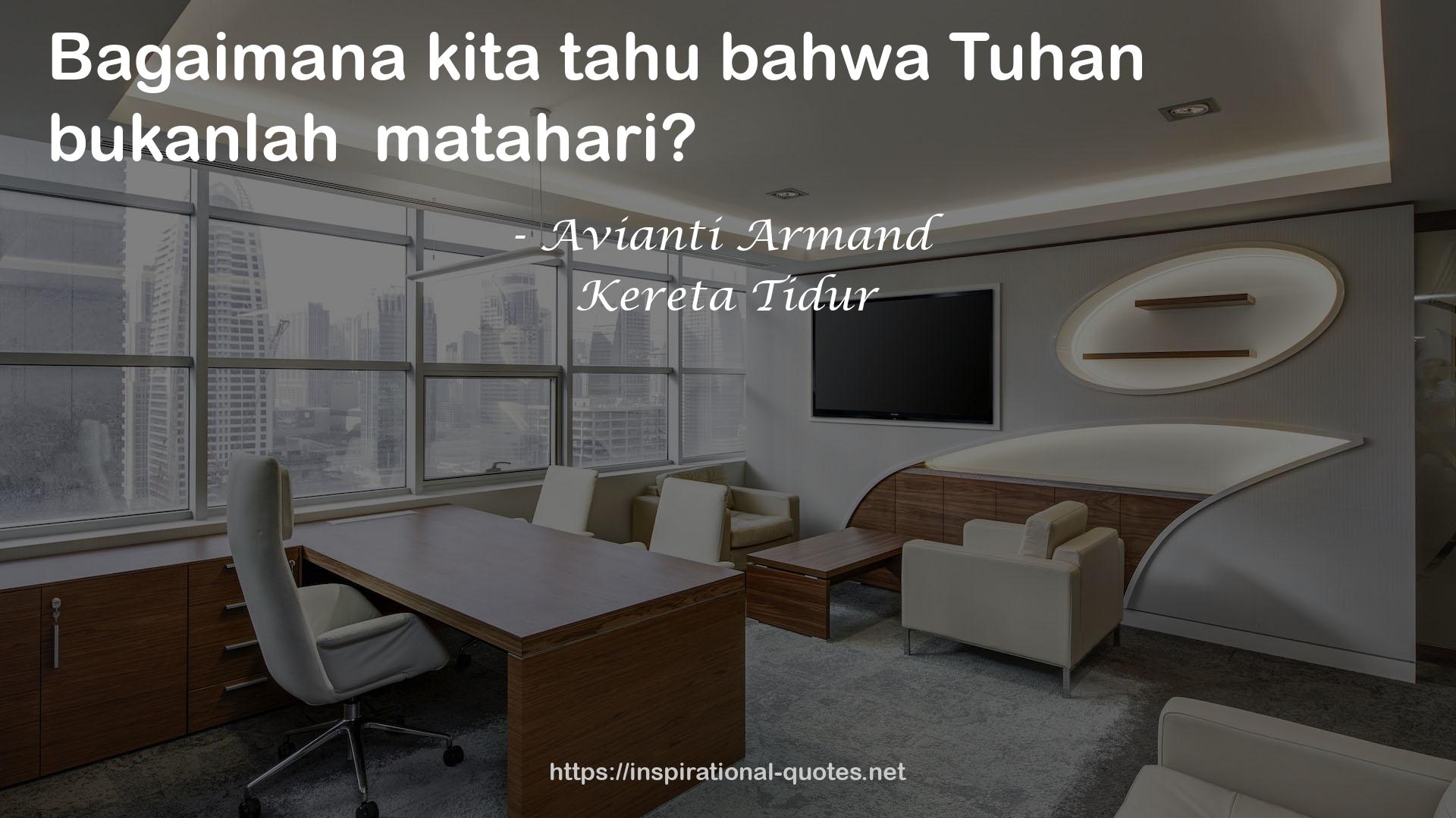 Kereta Tidur QUOTES