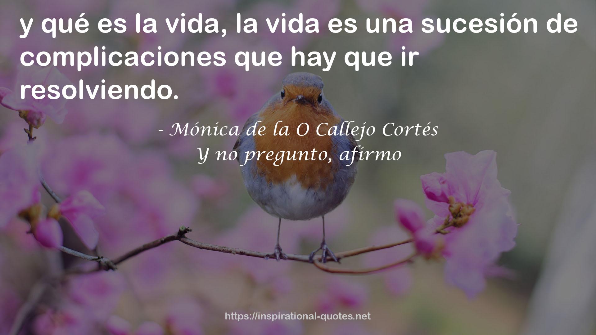 Mónica de la O Callejo Cortés QUOTES