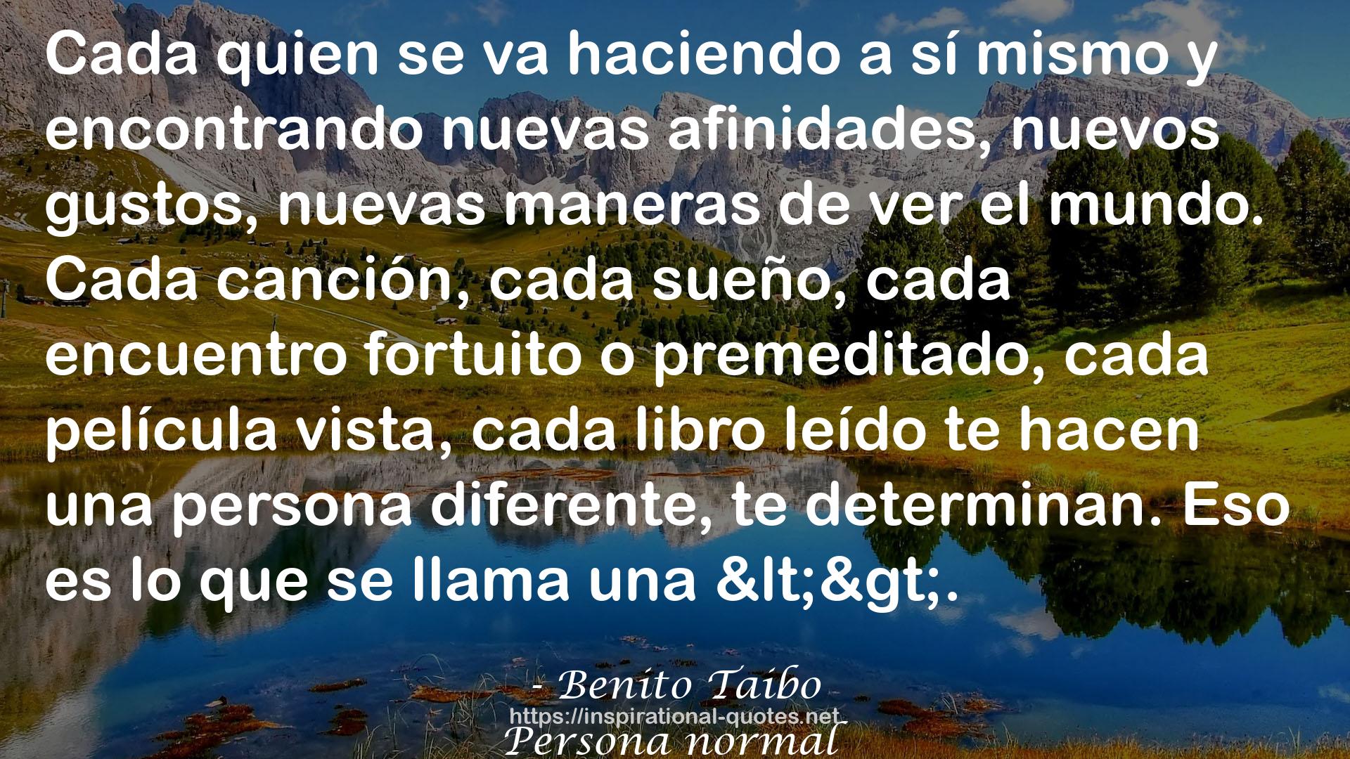 Benito Taibo QUOTES