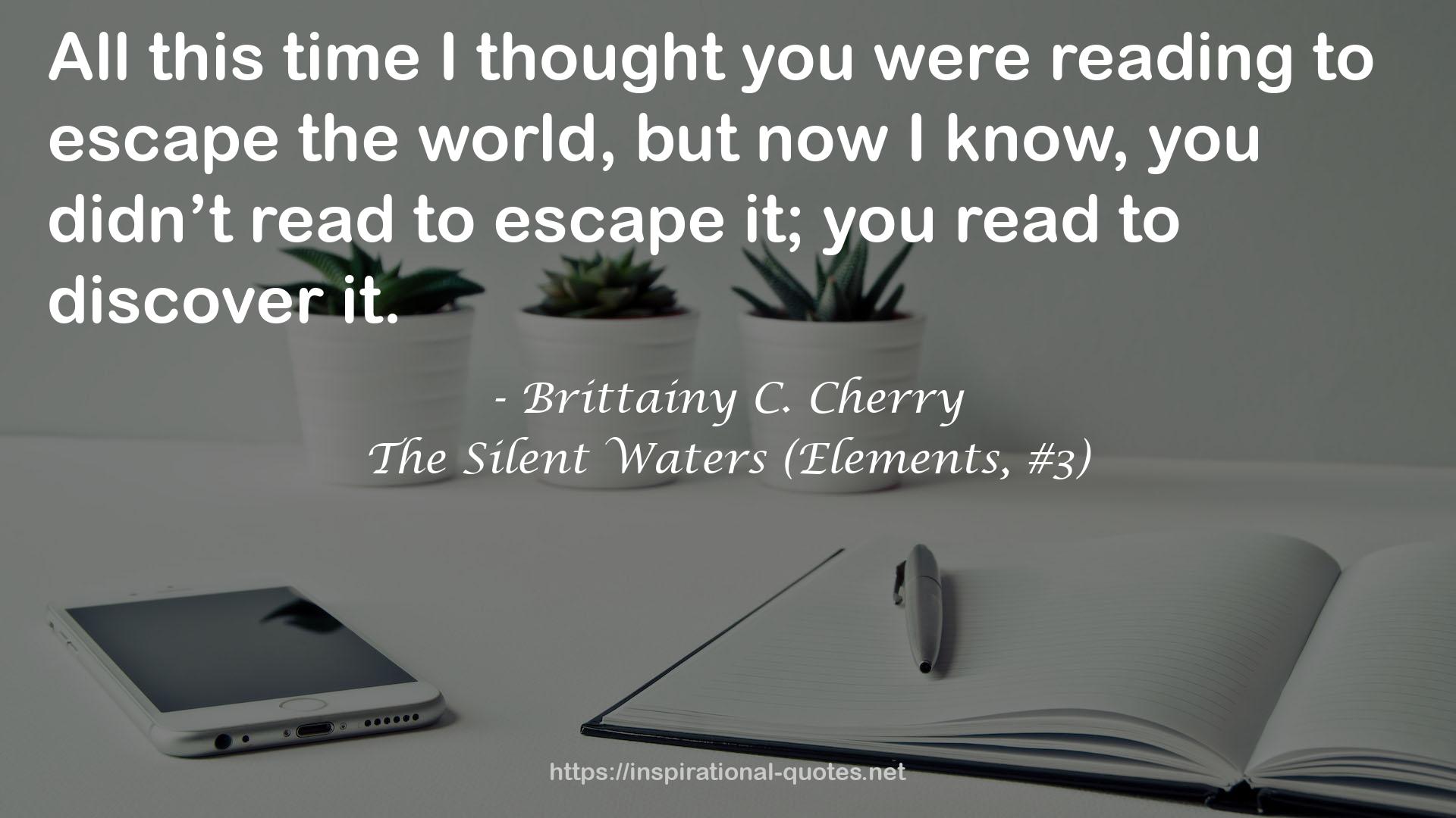 The Silent Waters (Elements, #3) QUOTES