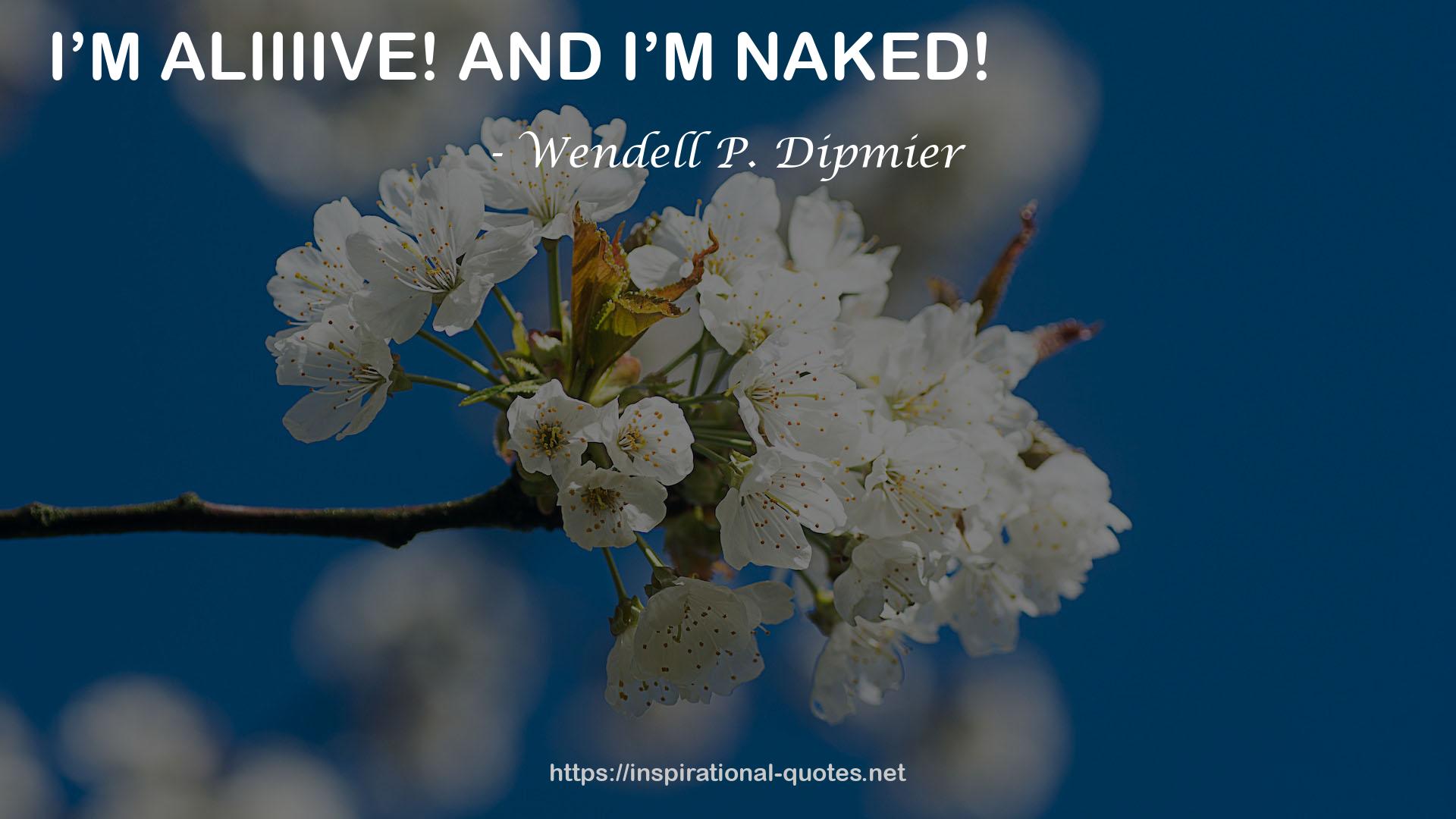 Wendell P. Dipmier QUOTES