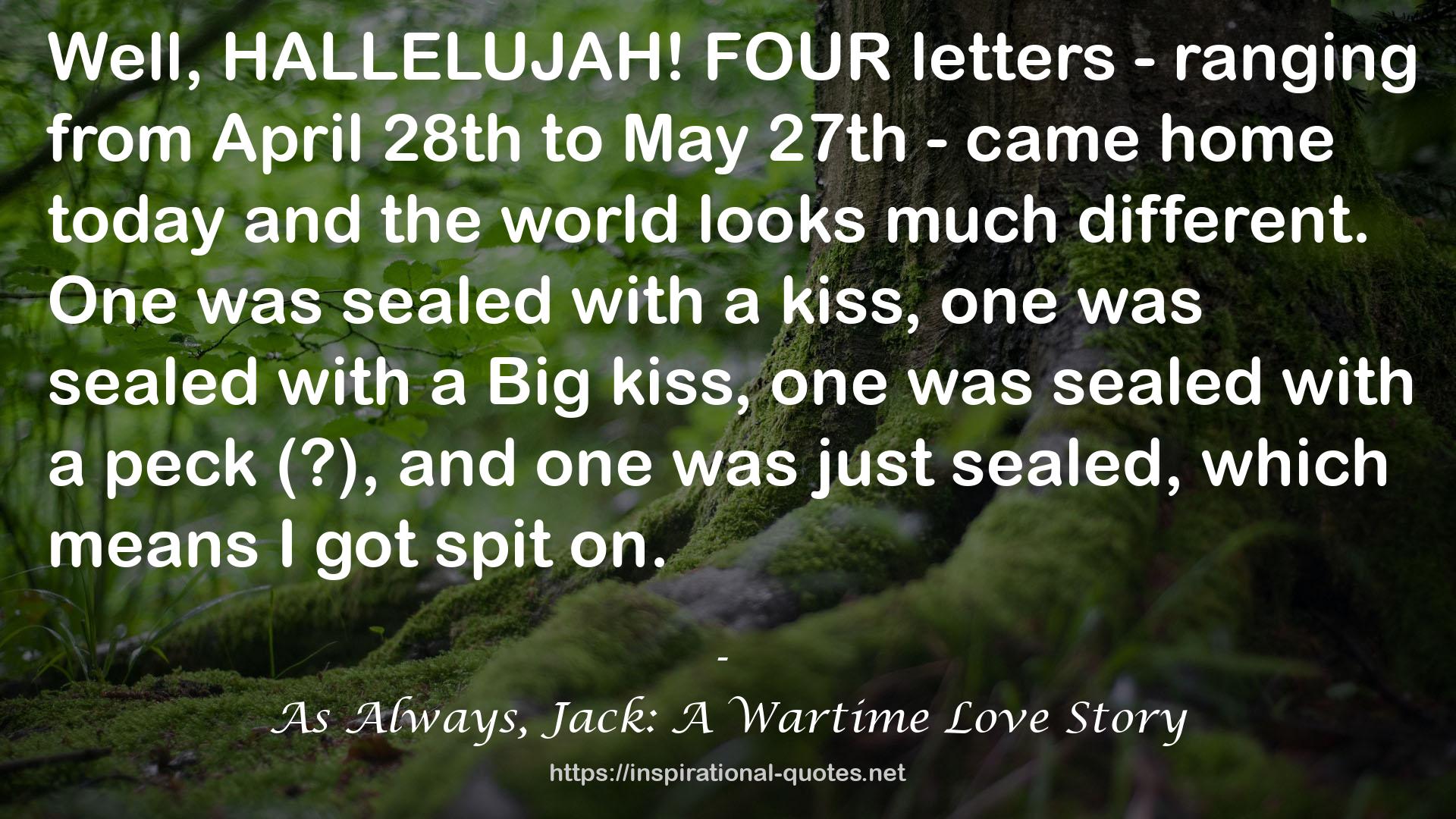 As Always, Jack: A Wartime Love Story QUOTES