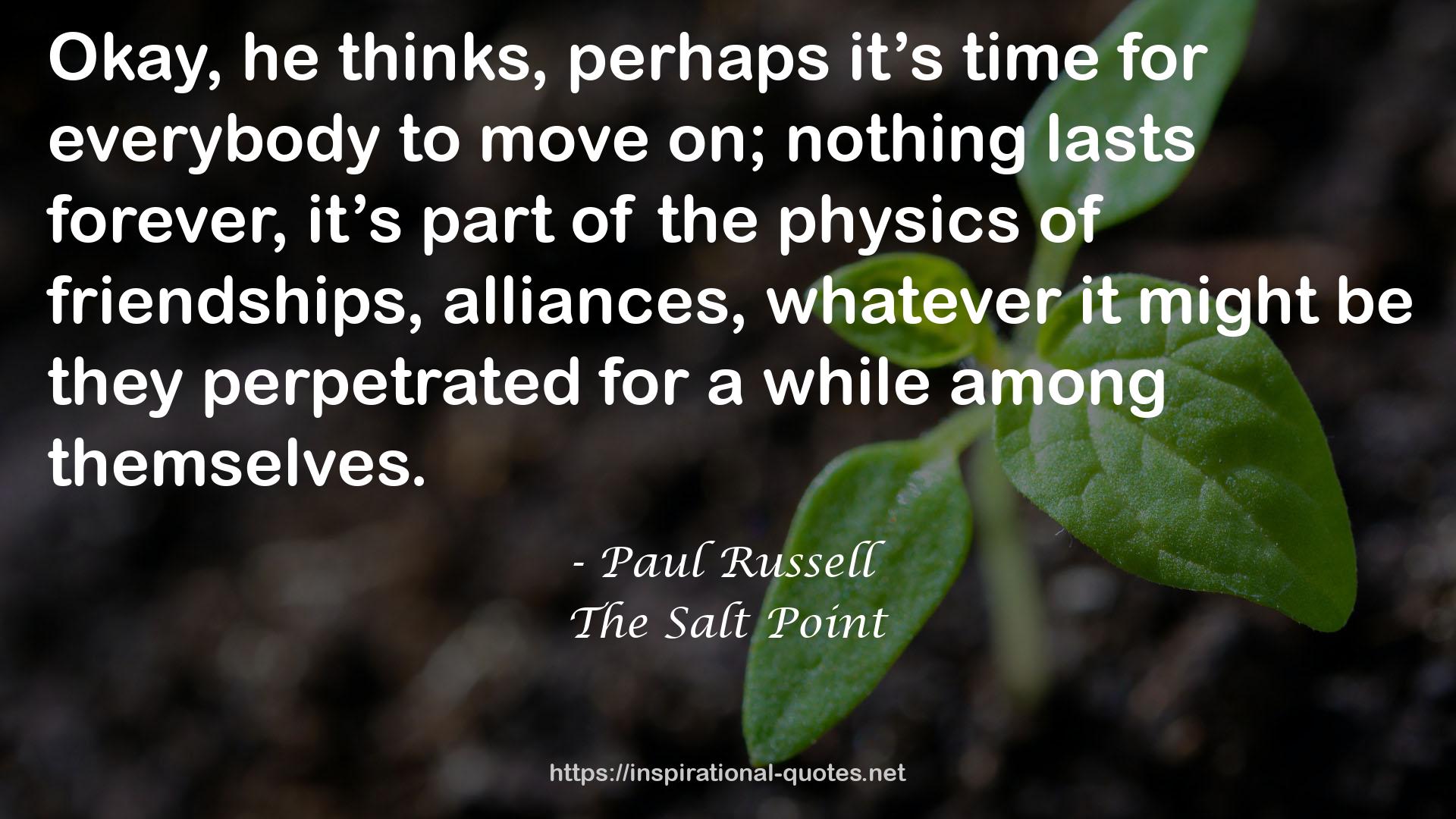 Paul Russell QUOTES