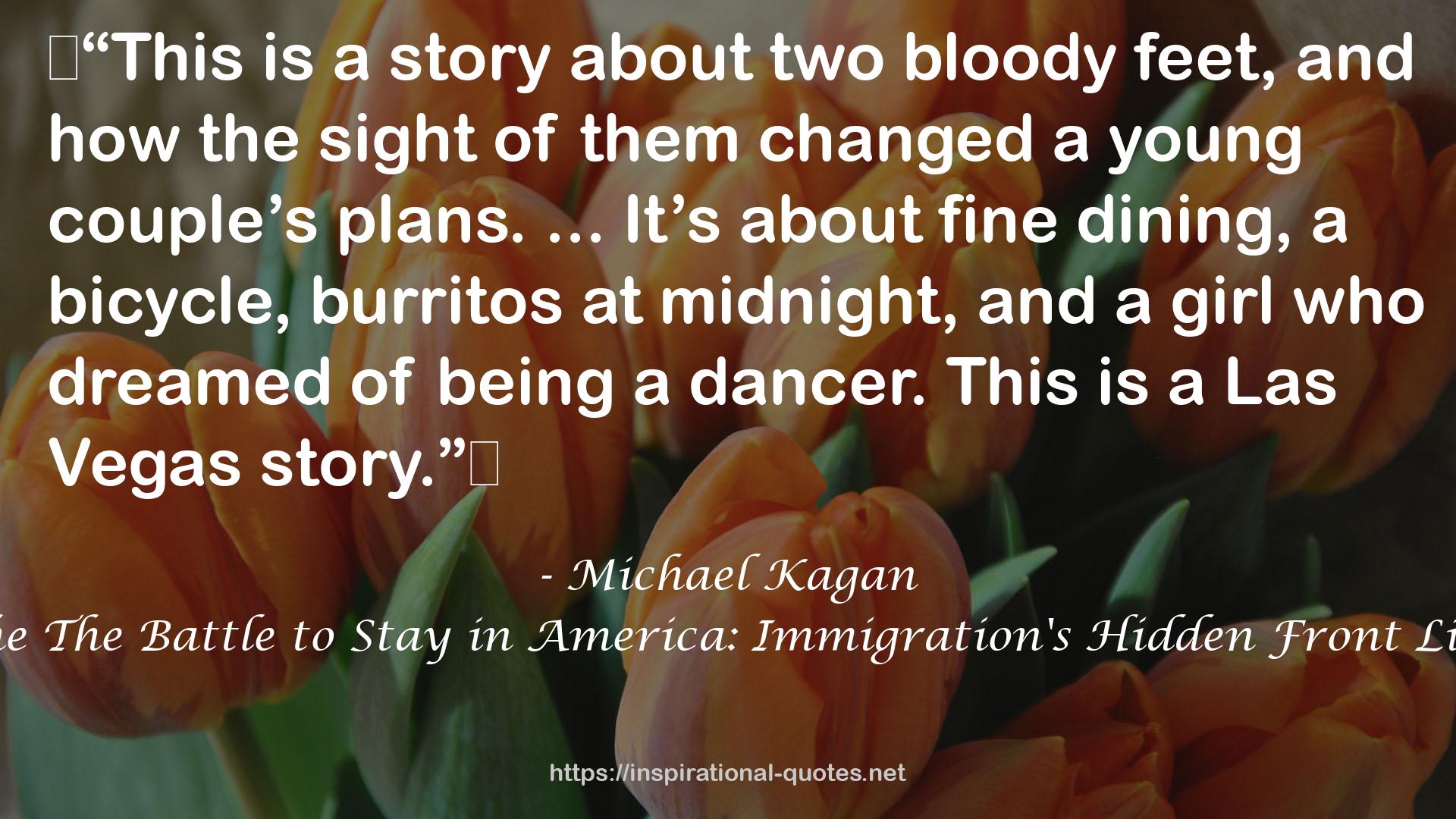 The The Battle to Stay in America: Immigration's Hidden Front Line QUOTES