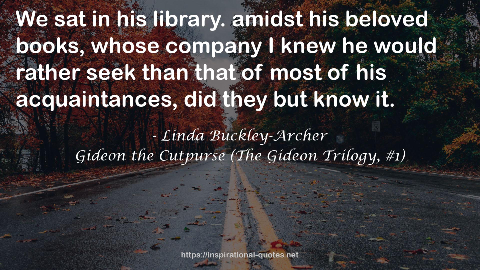 Gideon the Cutpurse (The Gideon Trilogy, #1) QUOTES