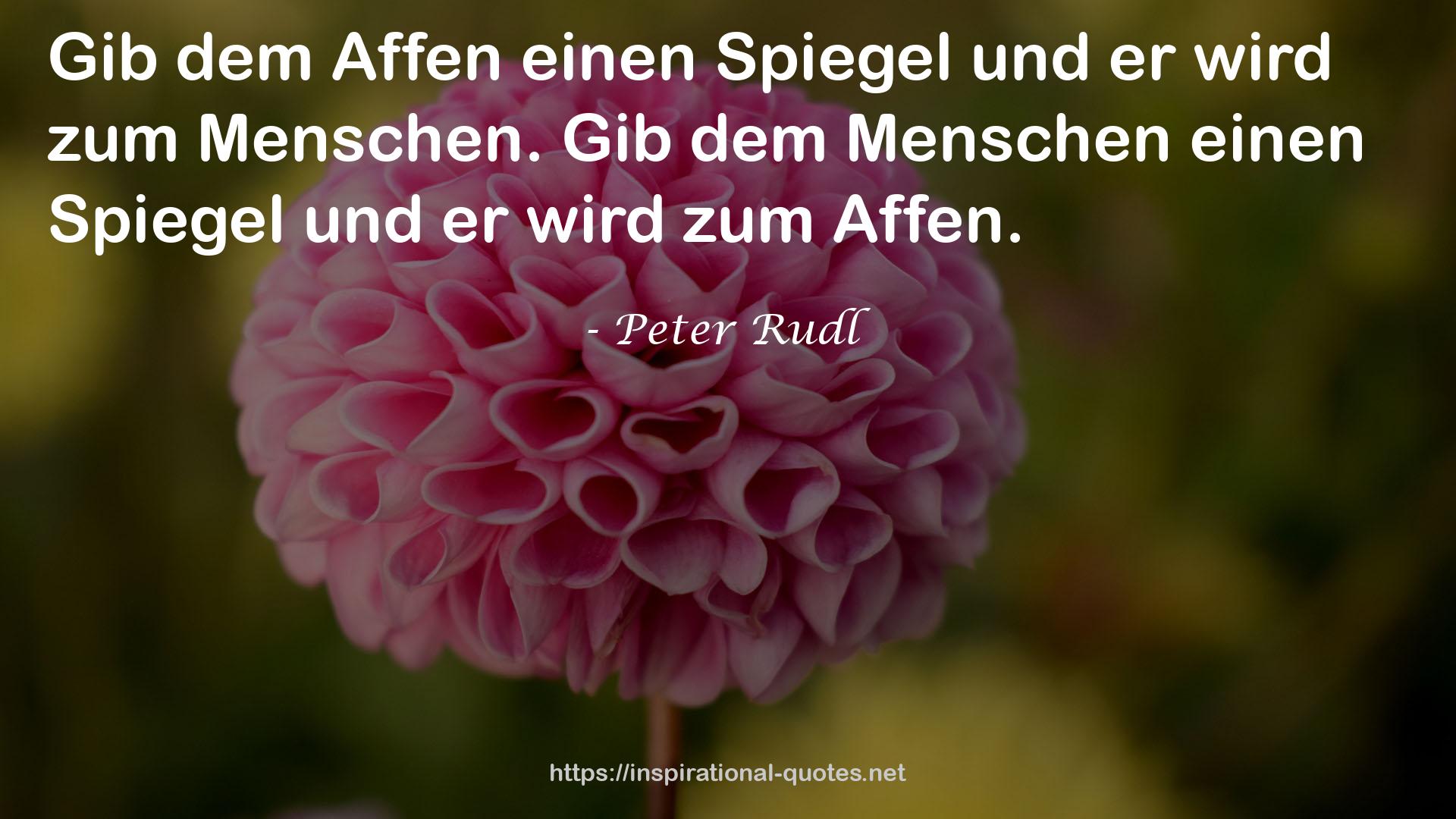 Peter Rudl QUOTES